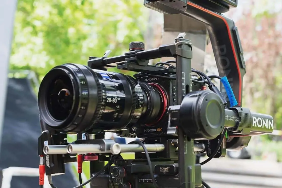 Kinefinity Mavo Edge 8K compactzoom Gafpa Gear on set