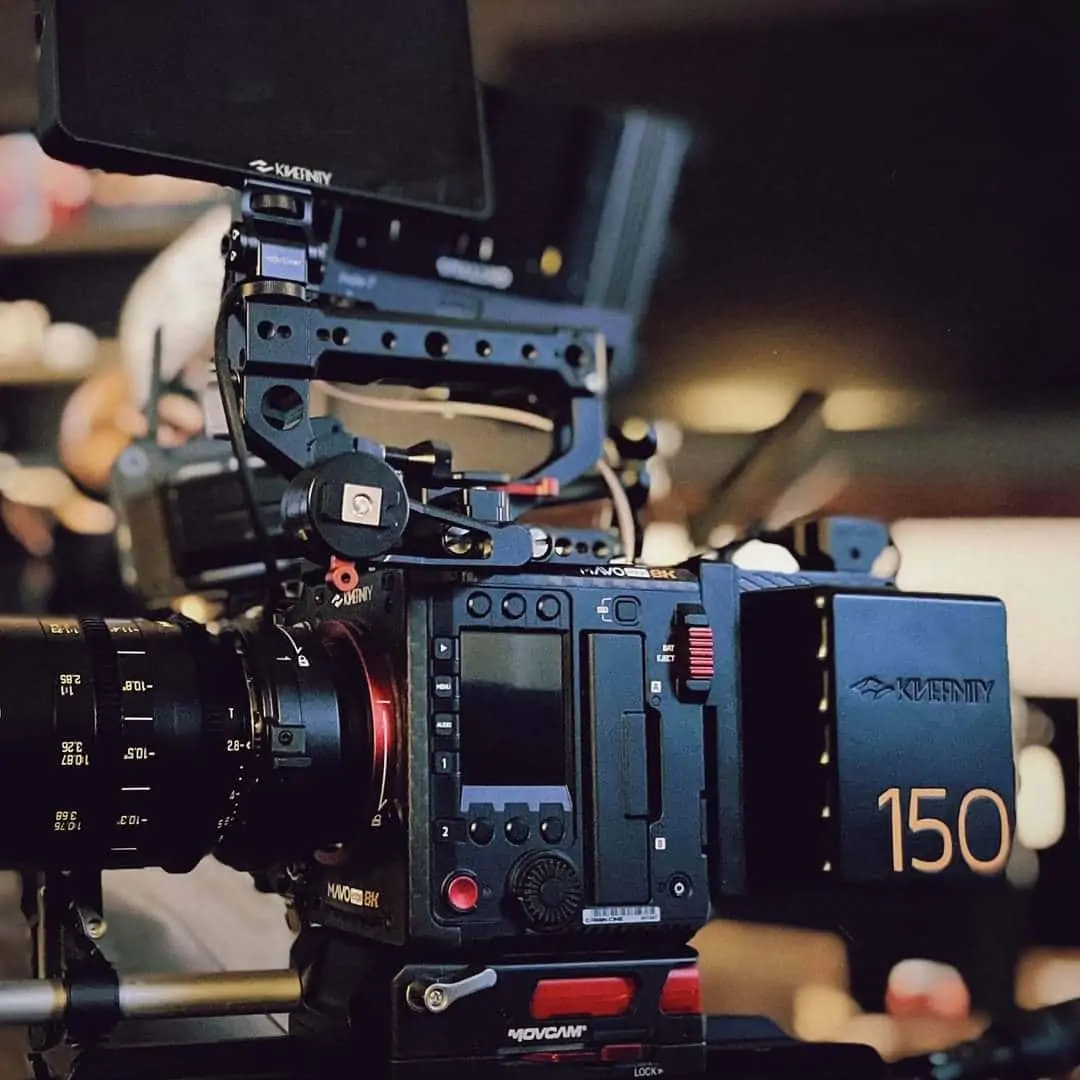 Kinefinity Mavo Edge 8K On set Gafpa Gear