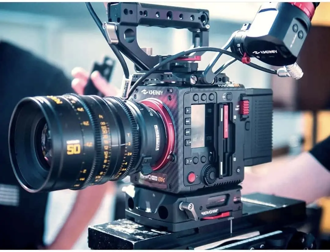 Kinefinity Mavo Edge 8K On set Gafpa Gear 2