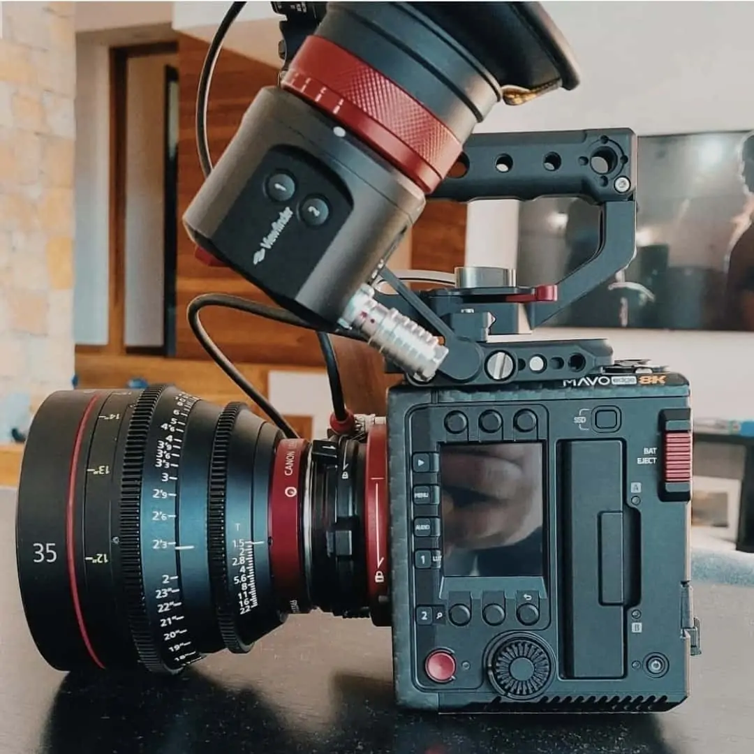 Kinefinity Mavo Edge 8K On set Gafpa Gear