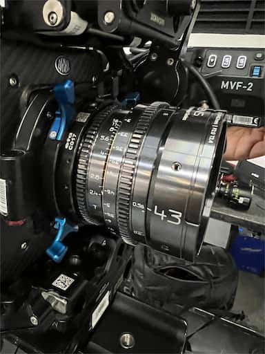 Dulens APO Mini Prime 43mm Arri Camera Gafpa Gear