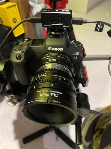 Dulens APO Mini Prime on Canon Gafpa Gear