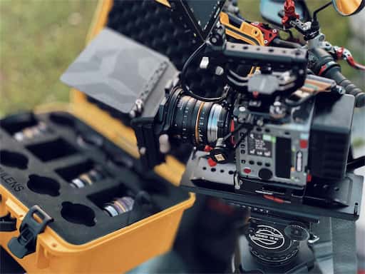 Dulens APO Mini Prime on Kinefintiy Edge 8K Camera Gafpa Gear