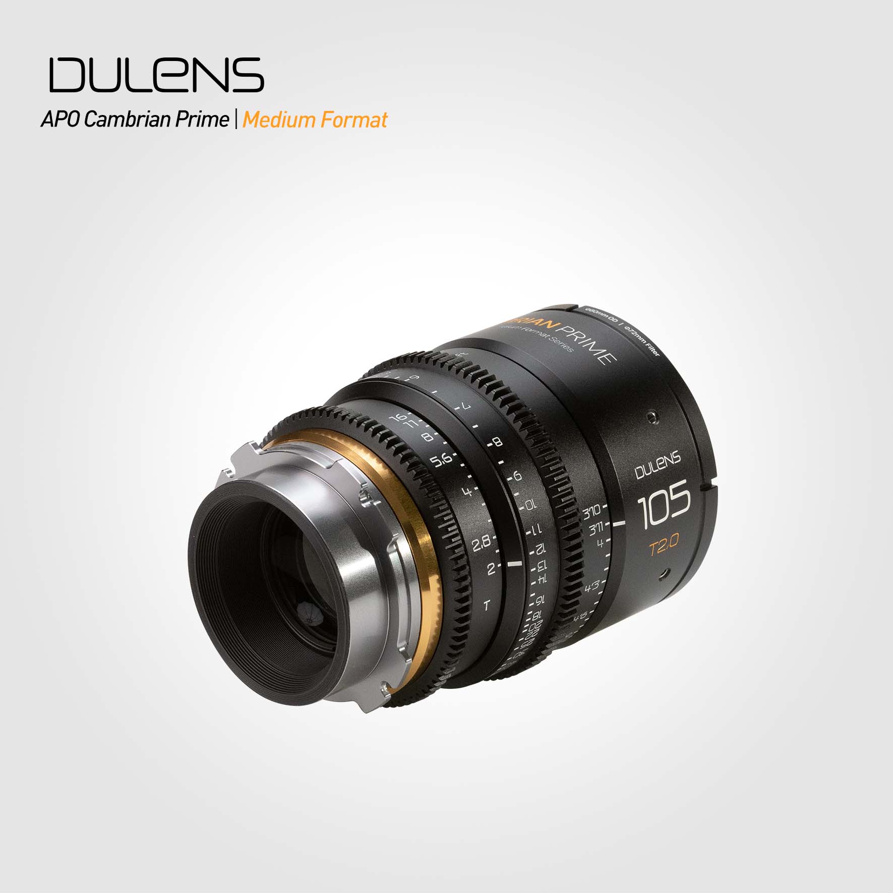 Dulens APO Cambrian Prime 105mm PL lens product view 3