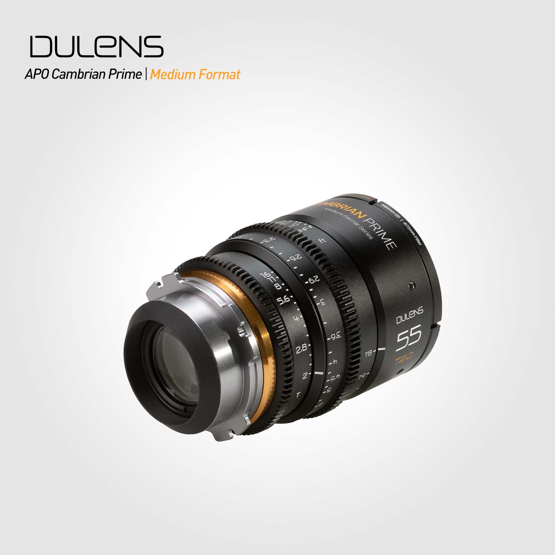 Dulens APO Cambrian Prime 55mm PL lens product view 3