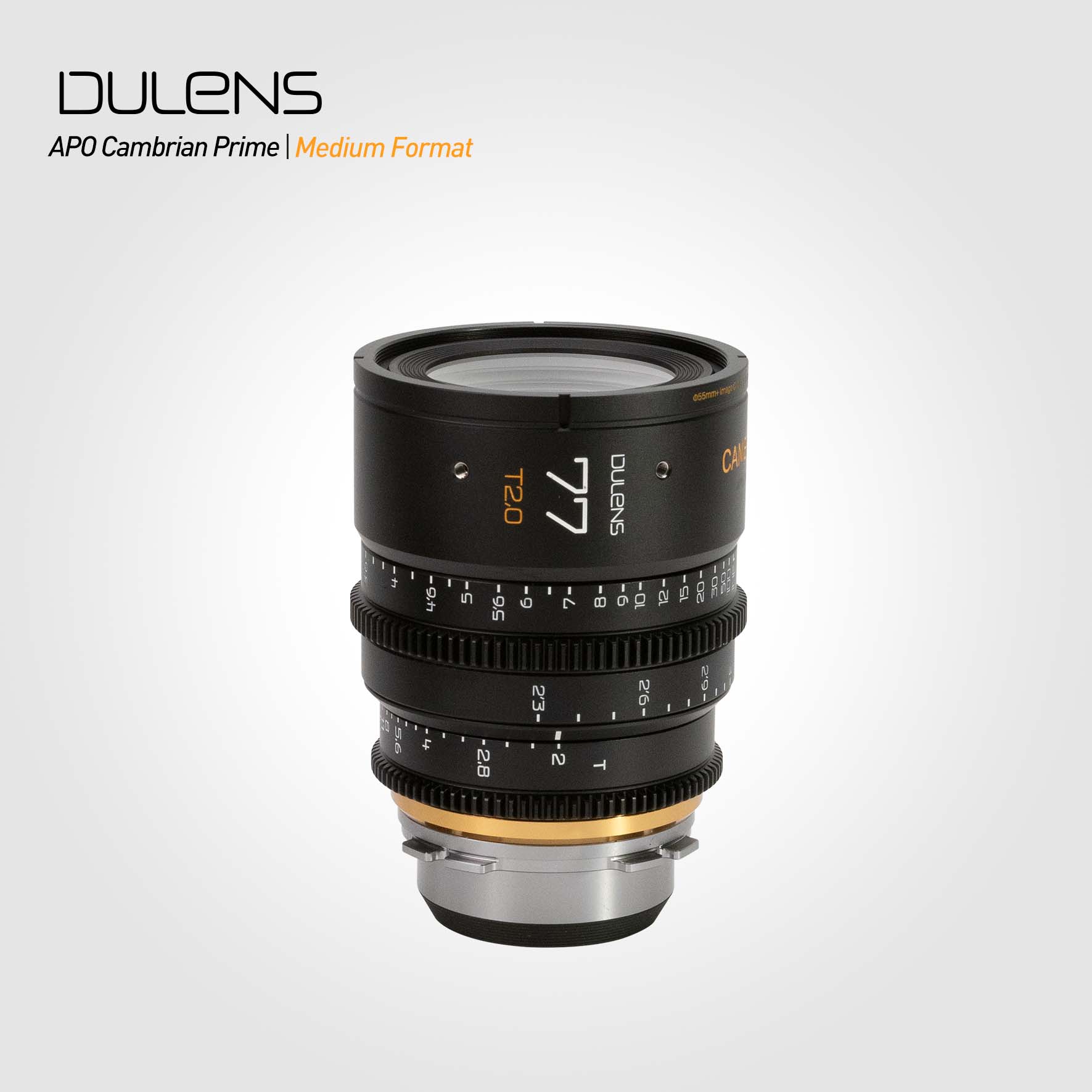 Dulens APO Cambrian Prime 77mm PL cinema lens