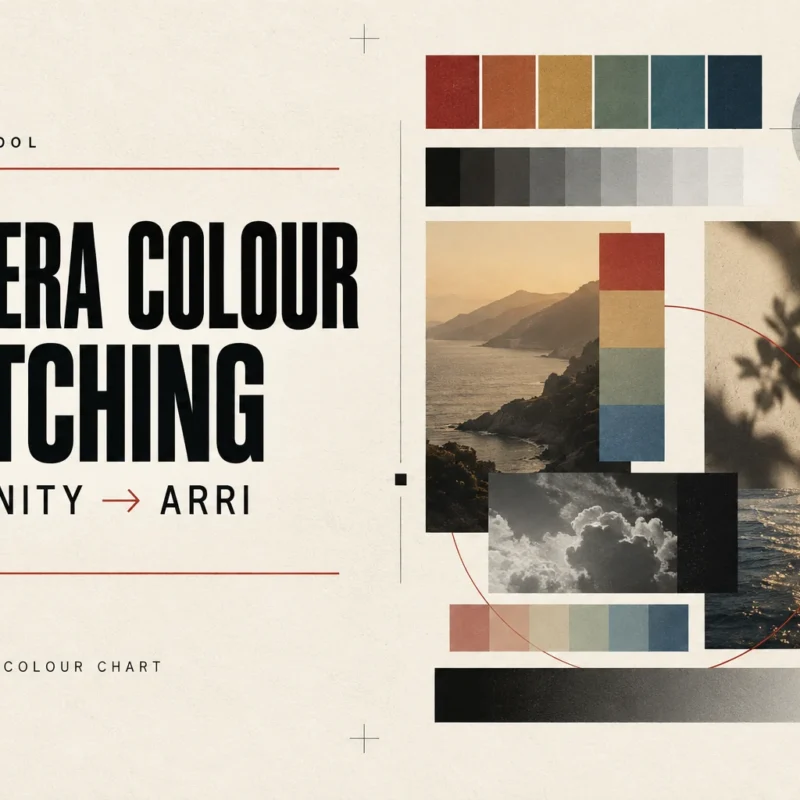 Camera colour matching from Kinefinity to ARRI, Gafpa School editorial illustration