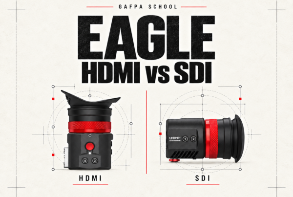 Gafpa School comparison of Kinefinity EAGLE HDMI and SDI viewfinders
