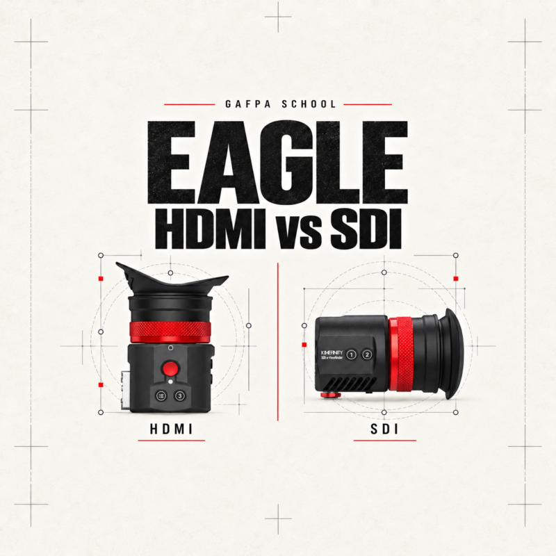 Kinefinity EAGLE HDMI vs SDI: connections, power and rigging 3 Gafpa School comparison of Kinefinity EAGLE HDMI and SDI viewfinders