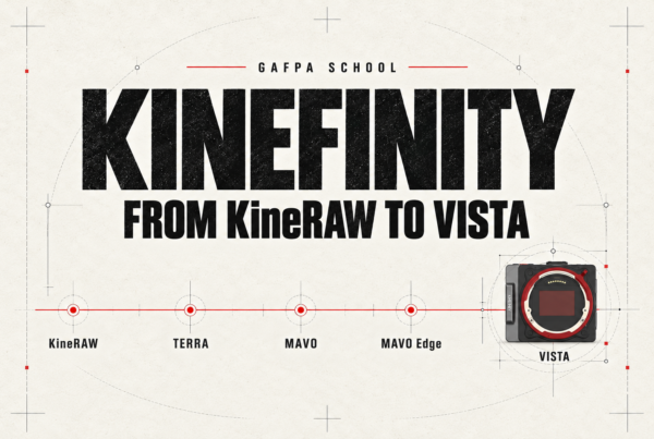Kinefinity: from KineRAW to VISTA 1 Gafpa School timeline of Kinefinity cinema cameras from KineRAW through TERRA and MAVO to VISTA